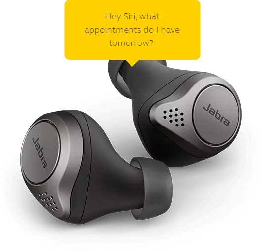Casti JABRA Elite 75t, True Wireless, Bluetooth, In-Ear, Microfon